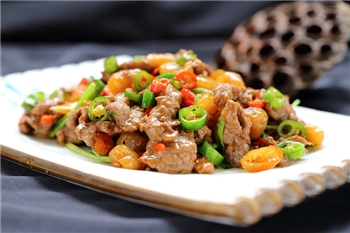 小炒黄牛肉